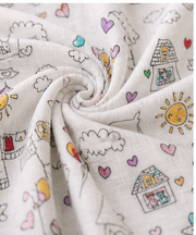 Muslin Baby Swaddle - Doodle